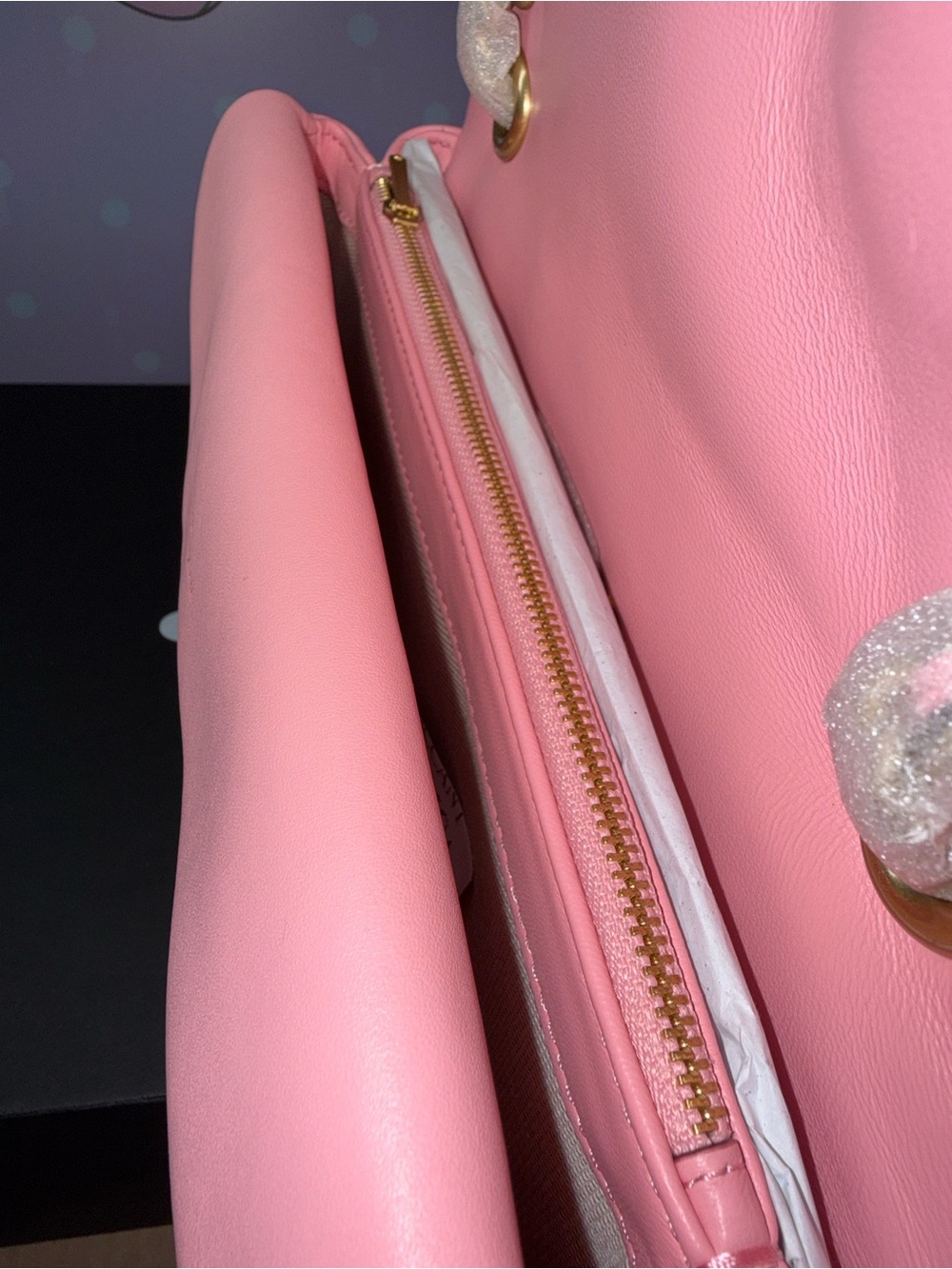 NWT COACH CP150  Brass/Flower Pink Tabby Shoulder Bag 26 With Pillow Quilting - Picture 10 of 15
